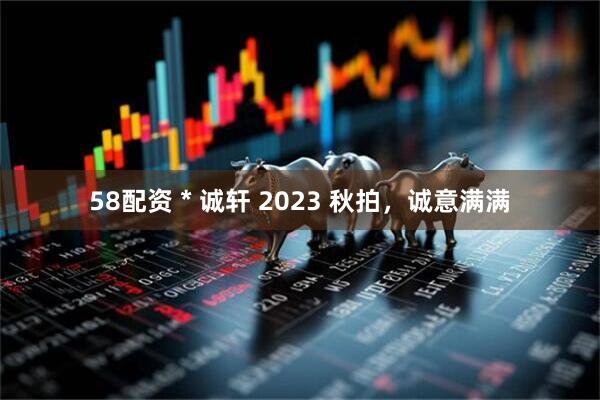 58配资 * 诚轩 2023 秋拍，诚意满满