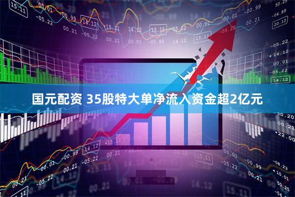 国元配资 35股特大单净流入资金超2亿元